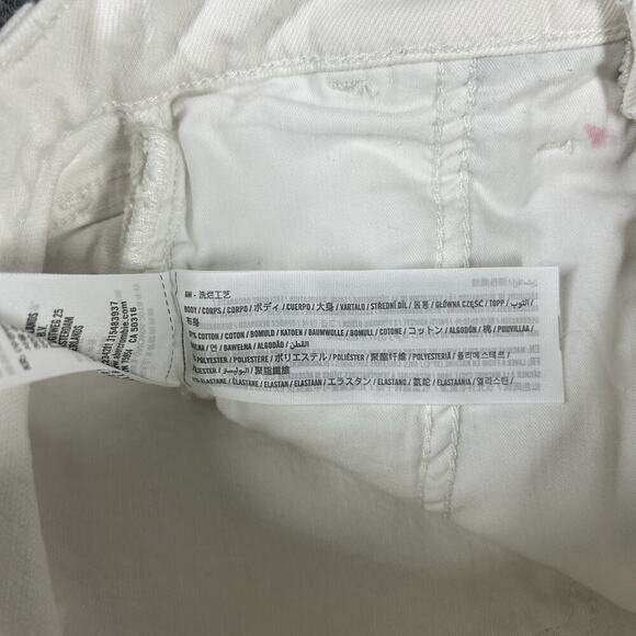 Abercrombie & Fitch Jeans Women’s 2 The 80s Mom Ultra High Rise Tapered White - Picture 8 of 9